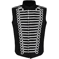 Ro Rox Sleeveless Marching Band Parade Military Jacket